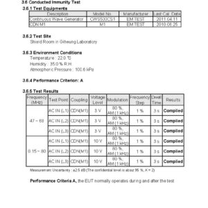 test report SGS_EMC_2011_Page_22